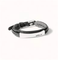 Bracelet Unode50 Man DEPARTURES in Silver PUL1908MTLNGR0M - PUL1908MTLNGR0M